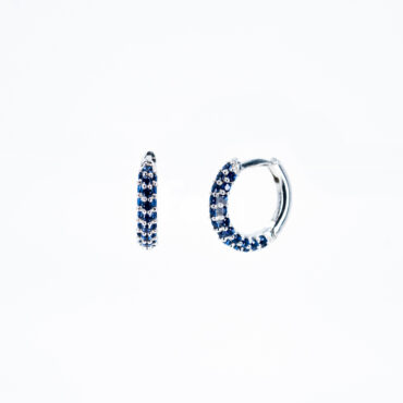 Blink Huggie Earrings - Sapphire Blue