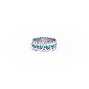 Victoria Wreath Ring - Emerald Green